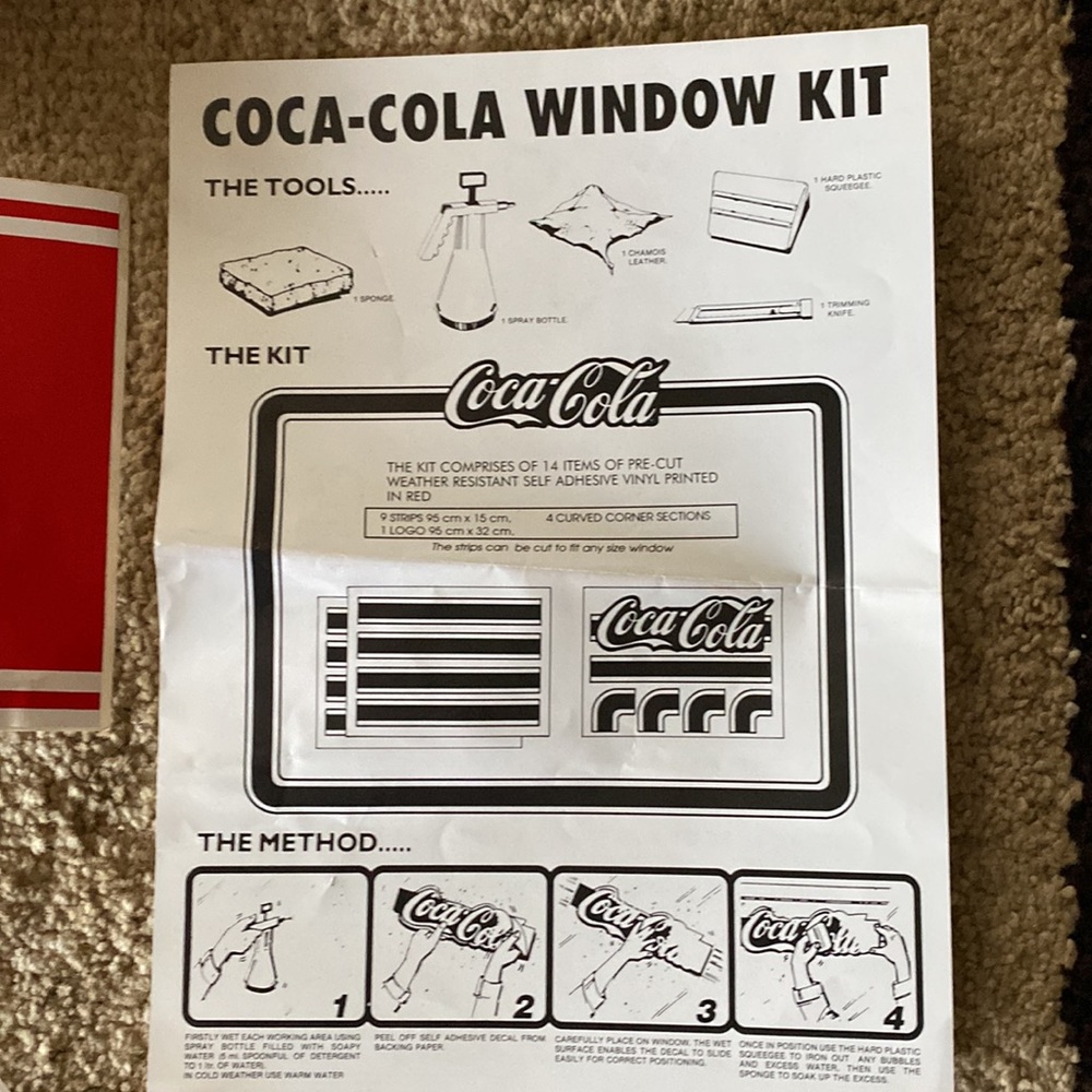 Coca - Cola Window Kit - Picture 2 of 2